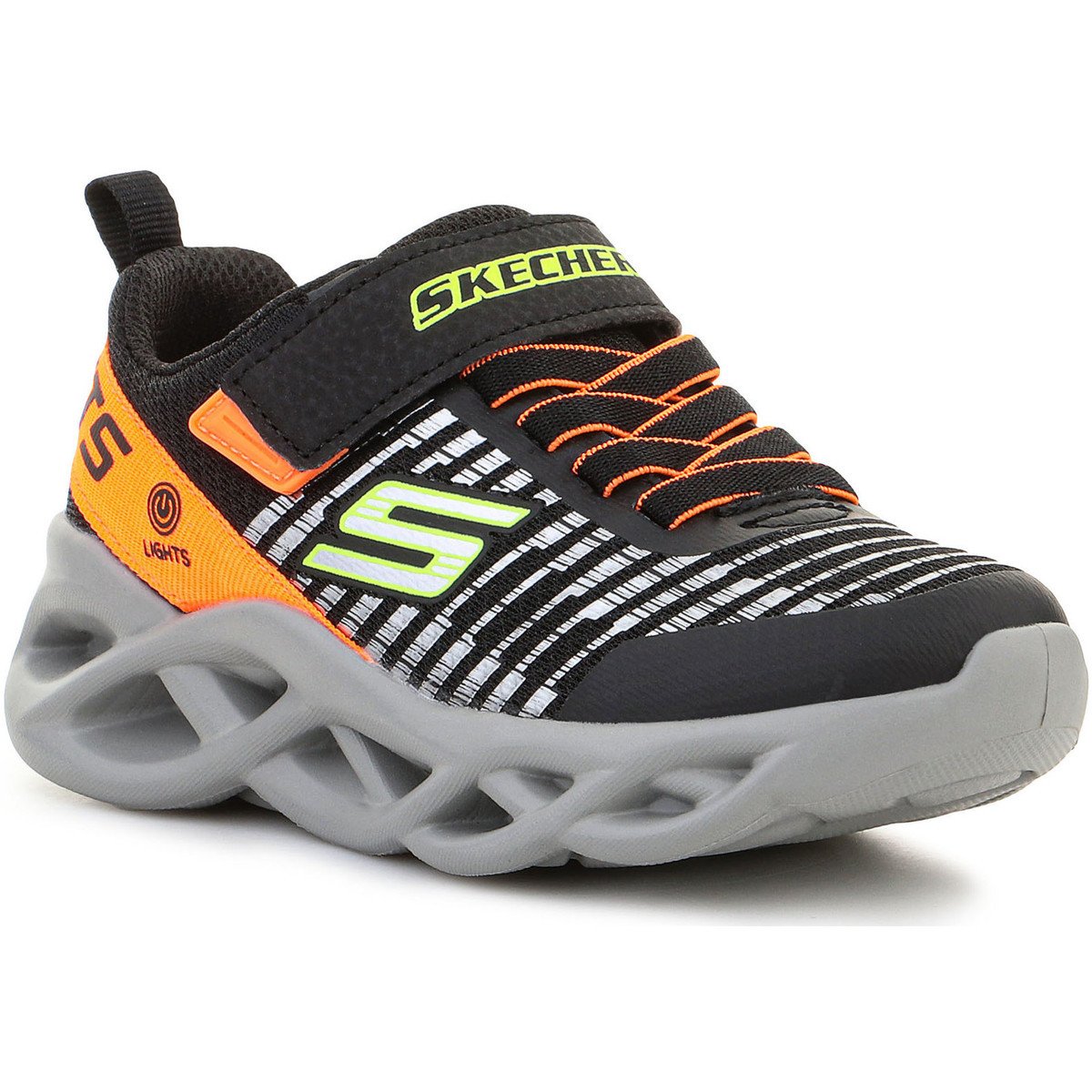 Skechers  S Lights 401650L-BKOR  ruznobarevne