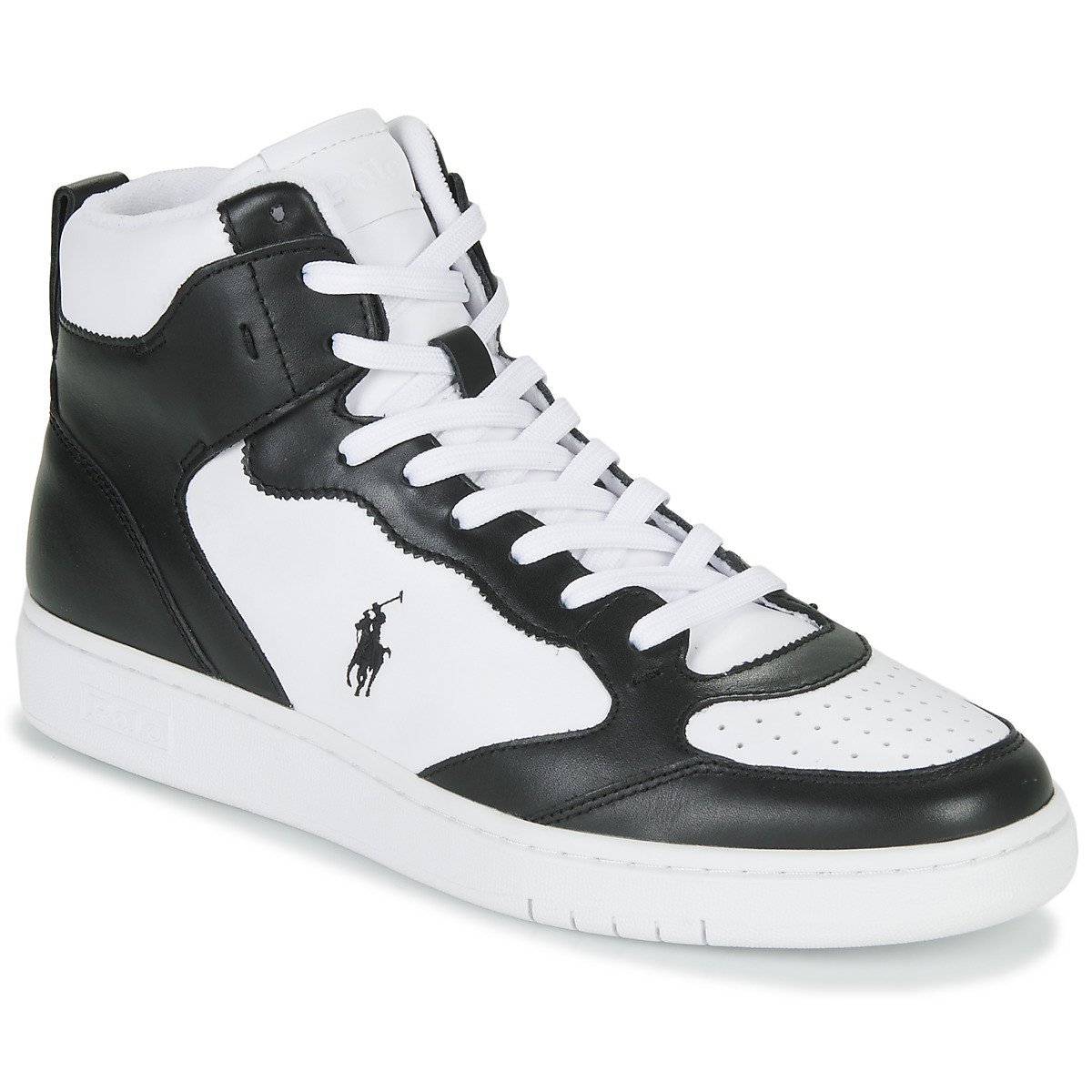 Polo Ralph Lauren  POLO CRT HGH-SNEAKERS-LOW TOP LACE  Černá