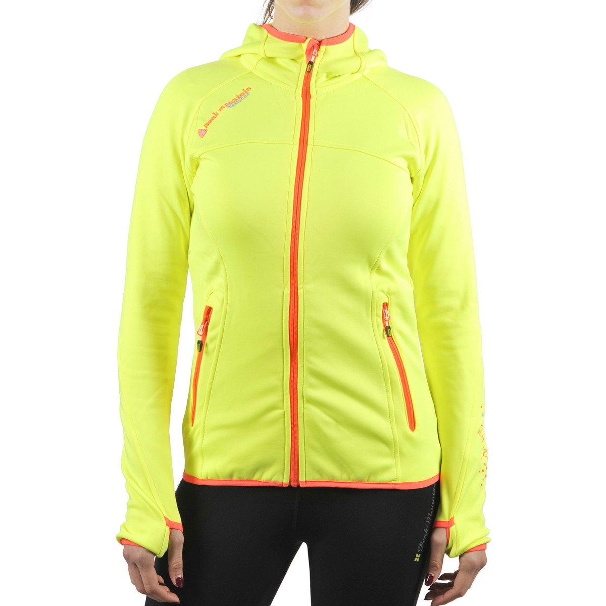 Peak Mountain  Blouson polarshell femme ACAMPUS  Žlutá