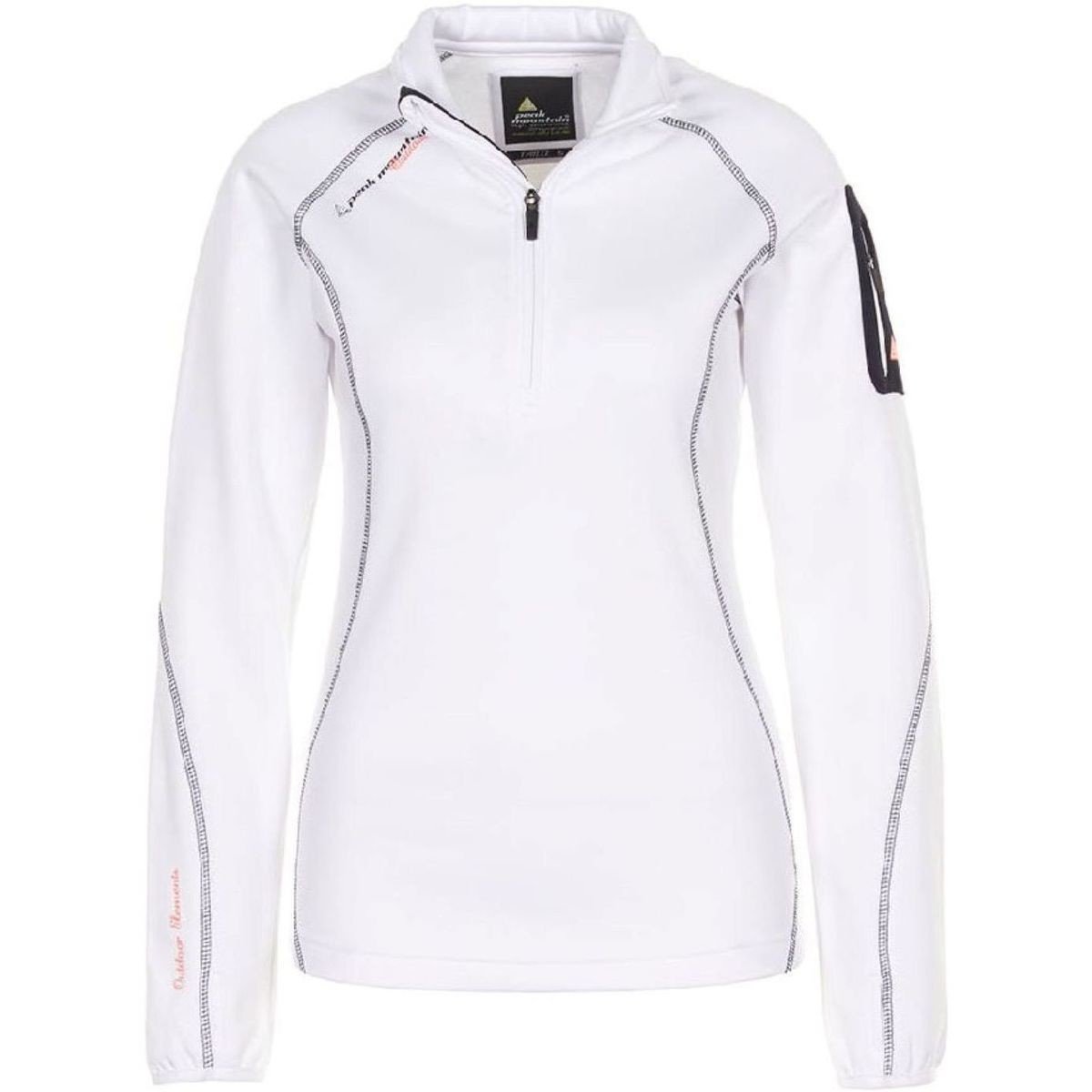 Peak Mountain  Sweat polarshell femme ACERUN  Bílá
