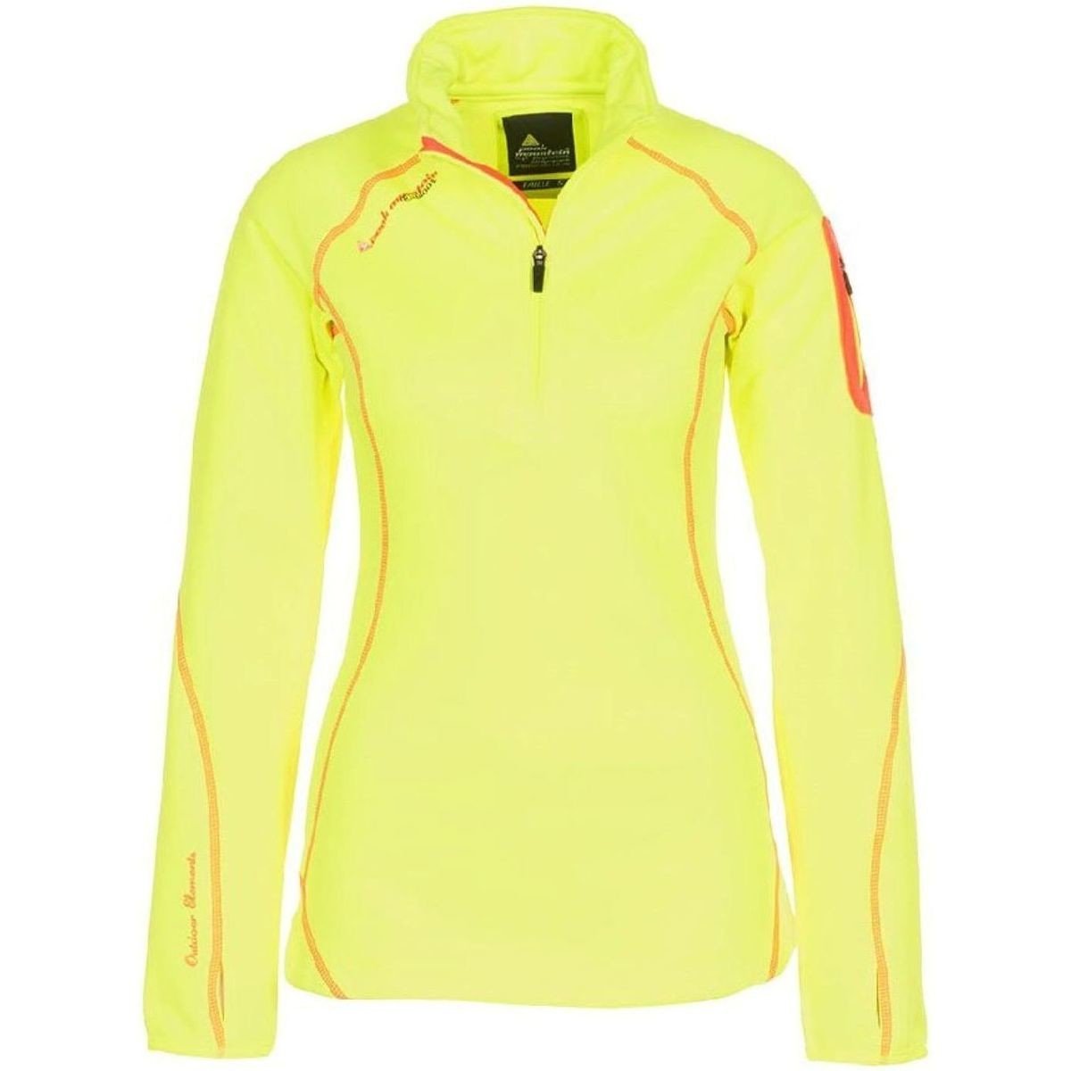 Peak Mountain  Sweat polarshell femme ACERUN  Žlutá