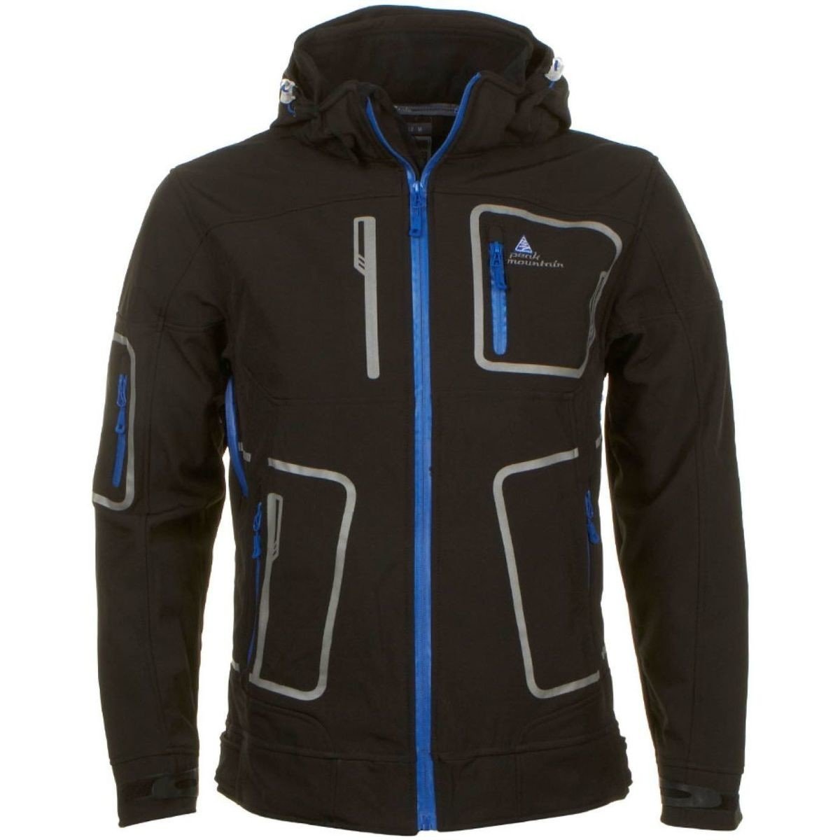 Peak Mountain  Blouson softshell homme COFTIBI  Černá