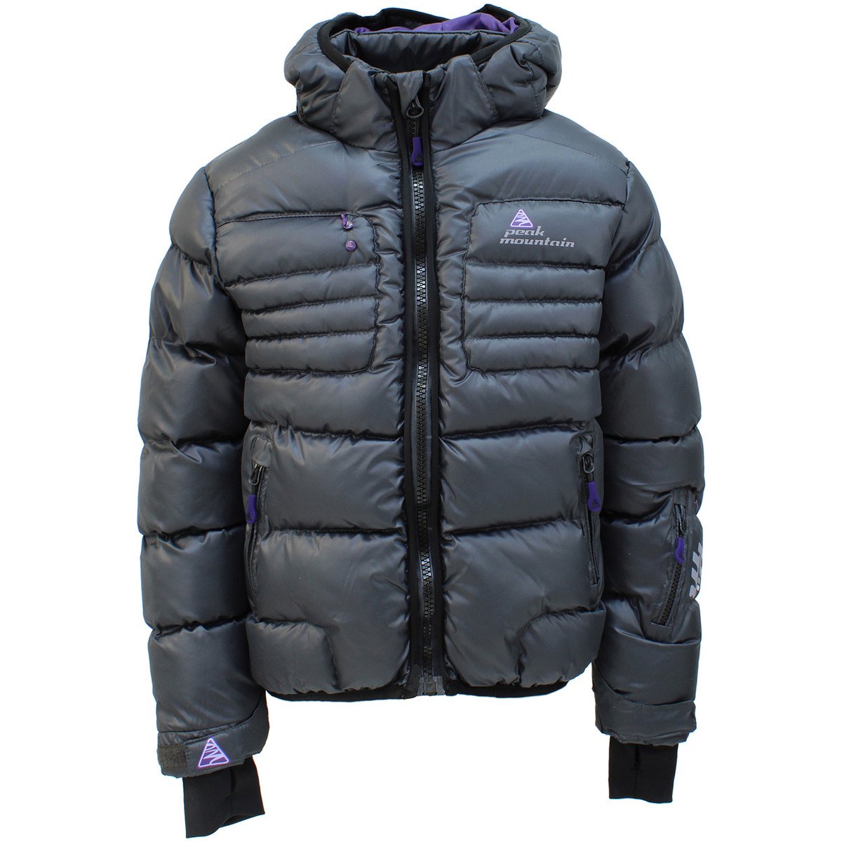 Peak Mountain  Doudoune de ski garçon ECAPTI  Šedá