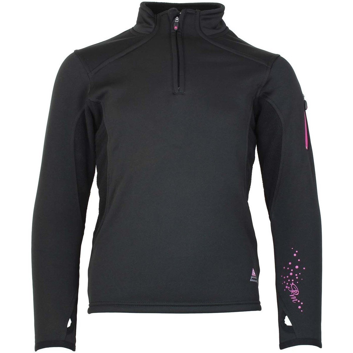 Peak Mountain  Sweat polarshell fille FANY  Černá
