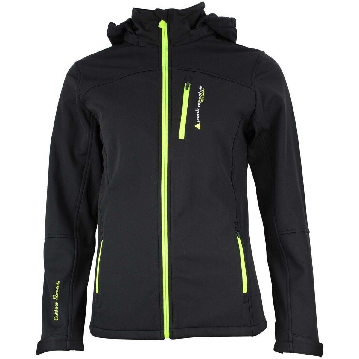 Peak Mountain  Blouson softshell fille GANNE  Černá
