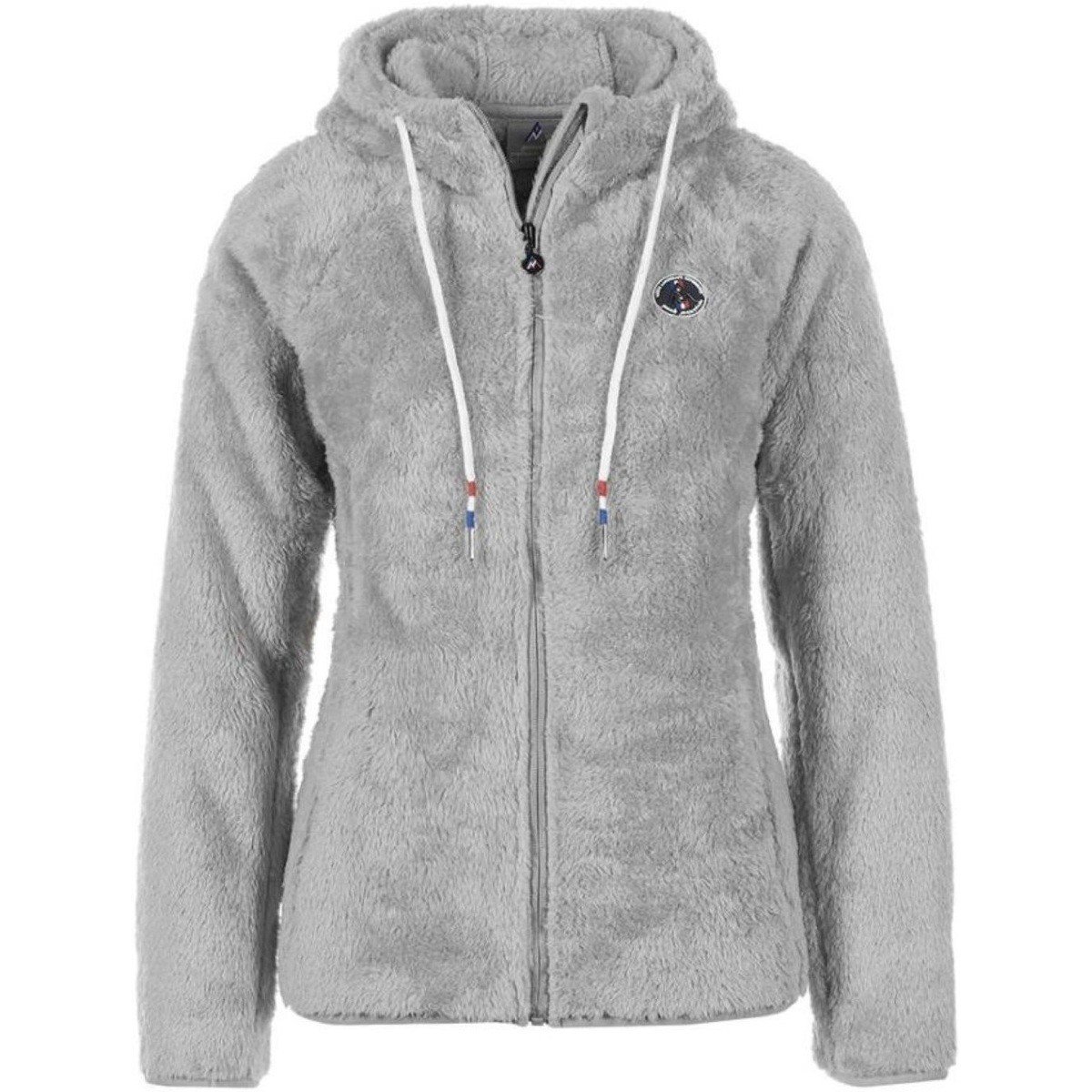 Peak Mountain  Blouson polaire à capuche femme ALANZO  Šedá