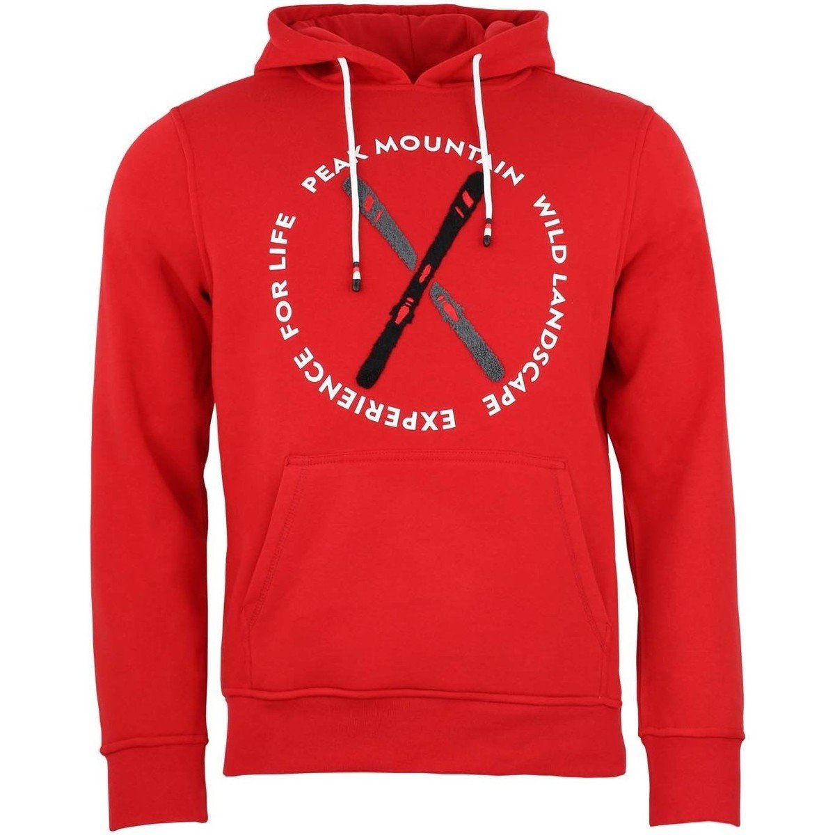 Peak Mountain  Sweat à capuche homme CONOR  Červená