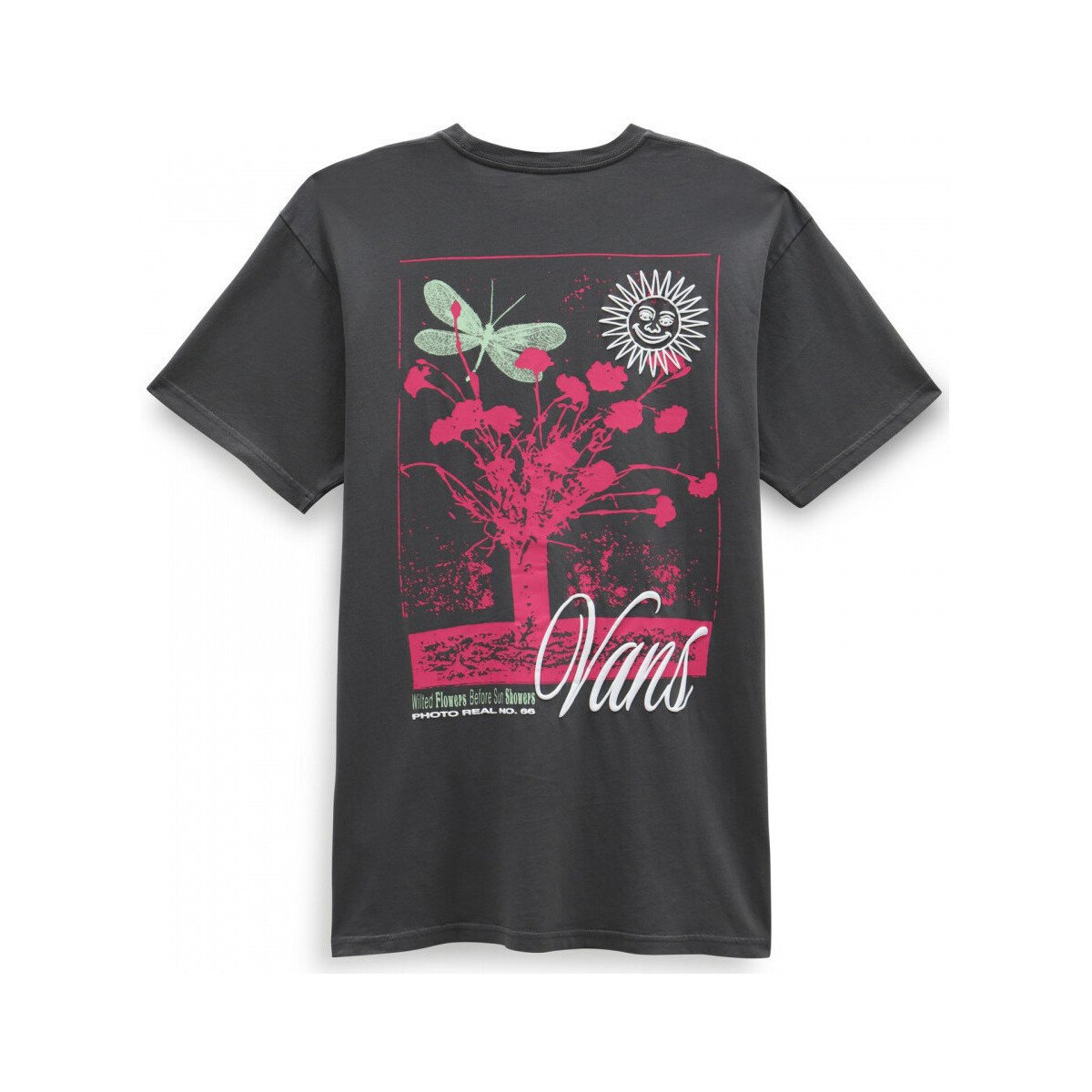 Vans  Wildflower photo negative vintage ss tee  Šedá