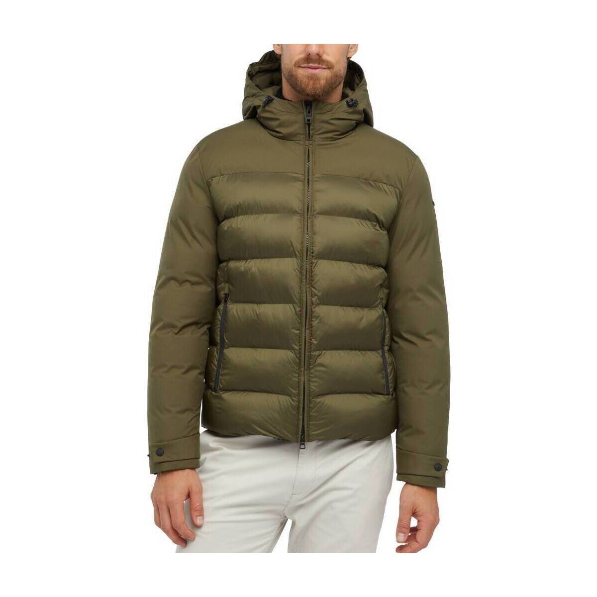 Geox  M SAPIENZA HOOD JKT  Zelená