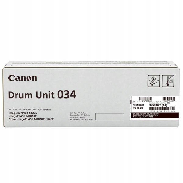 Canon originální buben 034 Bk, black, 9458B001, 32500s, Canon iR-C1225, C12