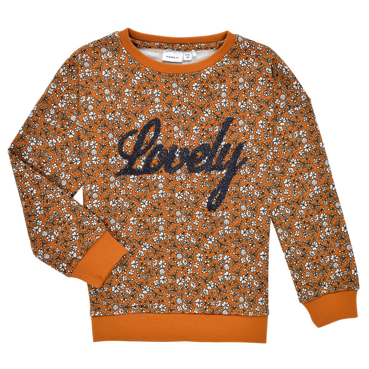 Name it  NKFKAFRA LS SWEAT  Oranžová