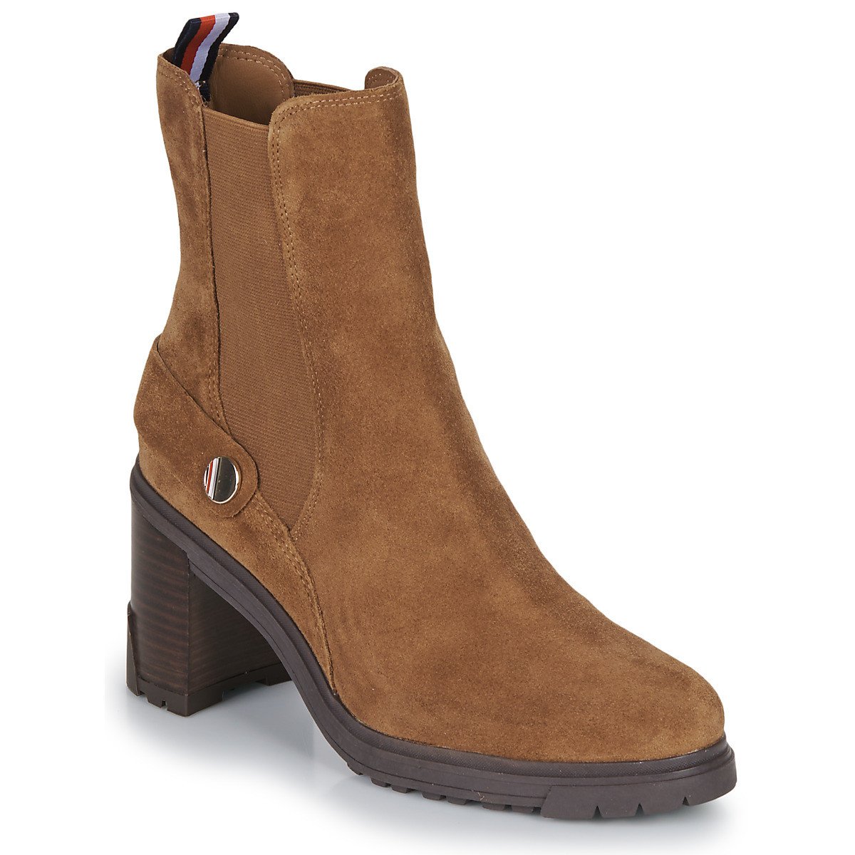 Tommy Hilfiger  Outdoor High Heel Boot  Hnědá