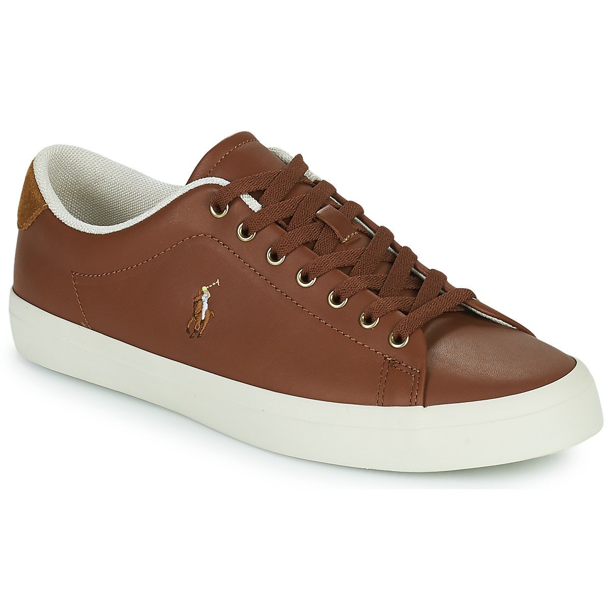 Polo Ralph Lauren  LONGWOOD-SNEAKERS-LOW TOP LACE  Hnědá
