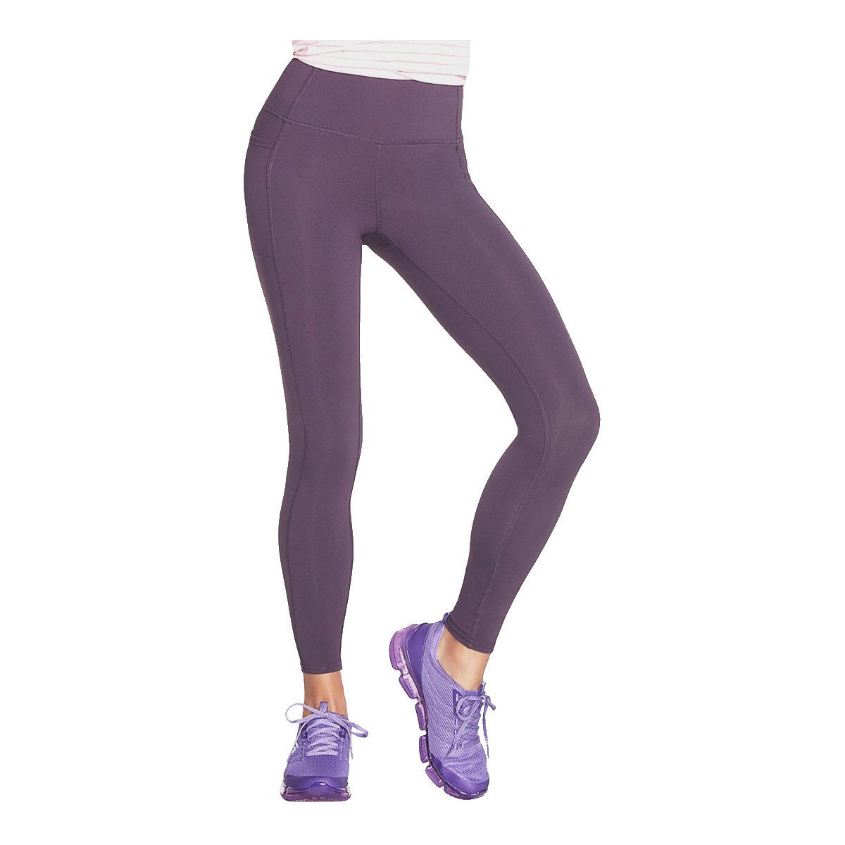 Skechers  Go Walk High Waisted 7/8 Legging  Fialová