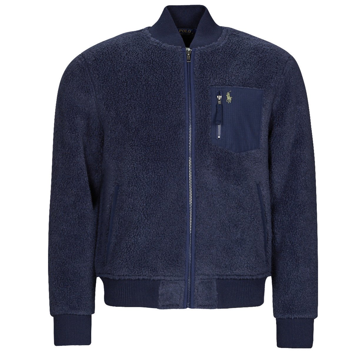 Polo Ralph Lauren  LSBOMBERM5-LONG SLEEVE-FULL ZIP  Tmavě modrá