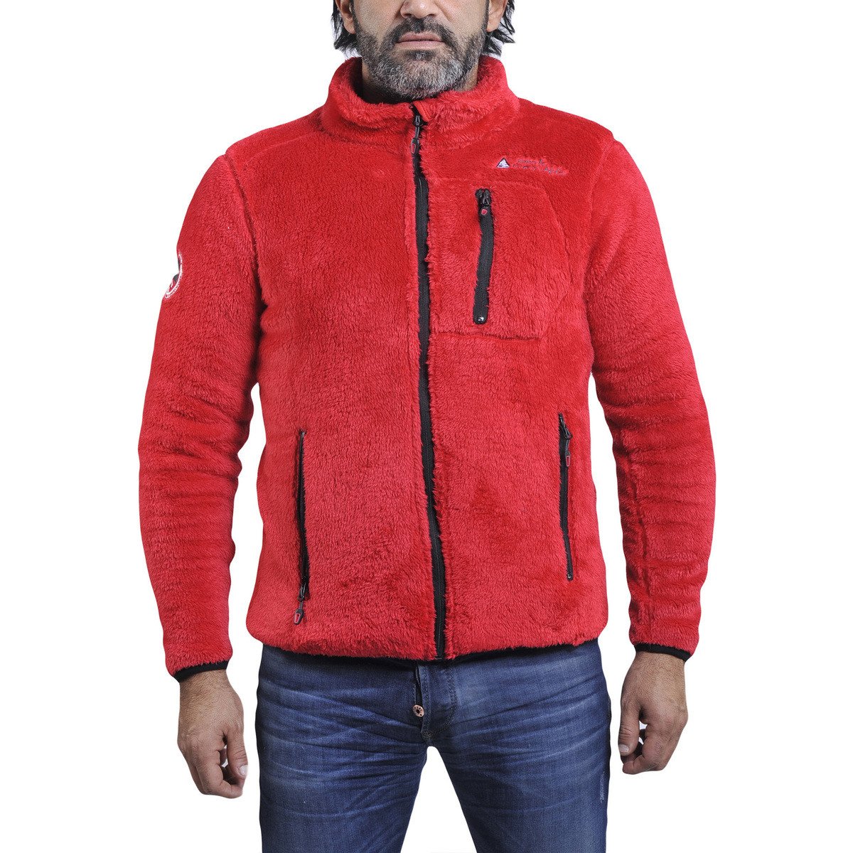 Peak Mountain  Blouson polaire homme CARIAN  Červená