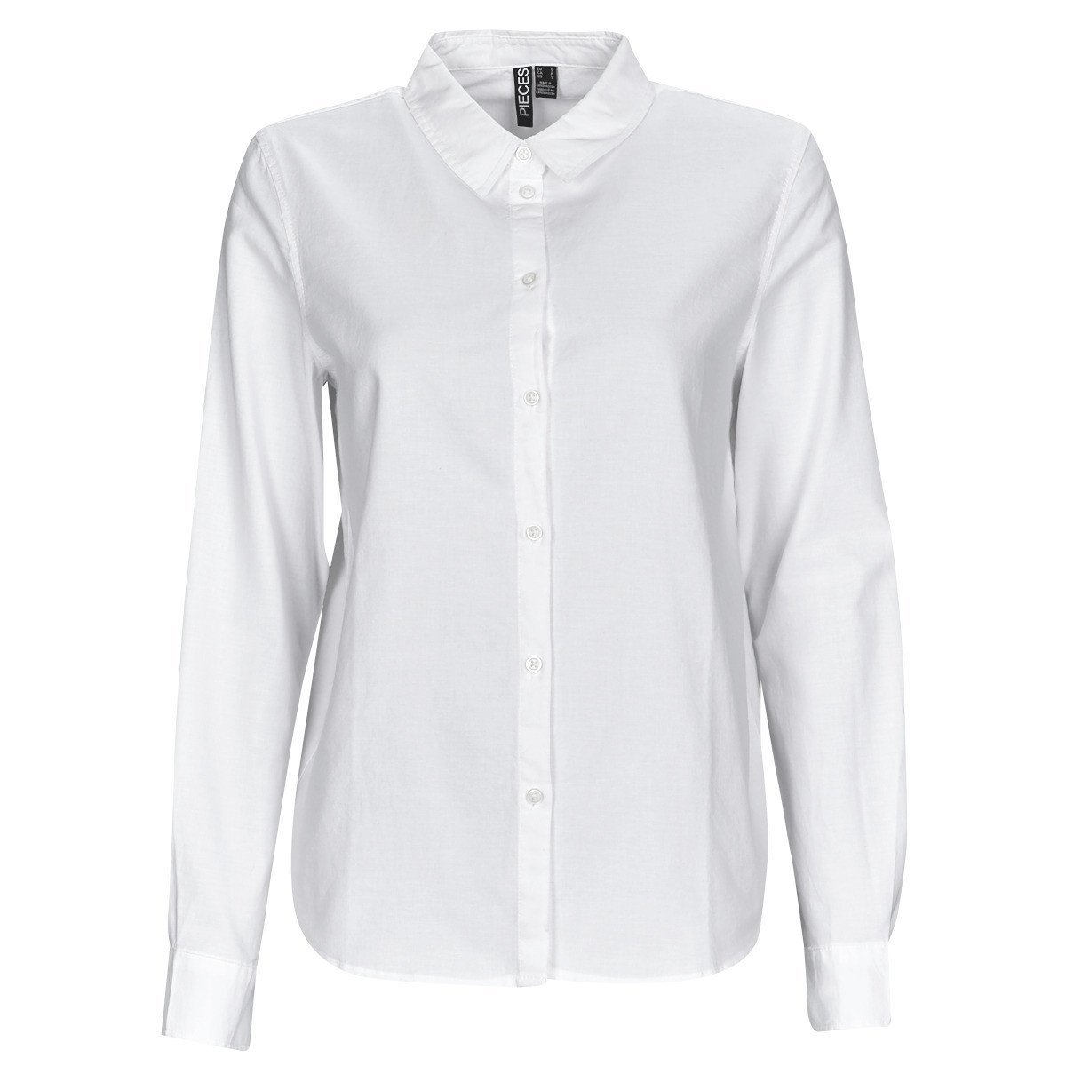 Pieces  PCIRENA LS OXFORD SHIRT  Bílá
