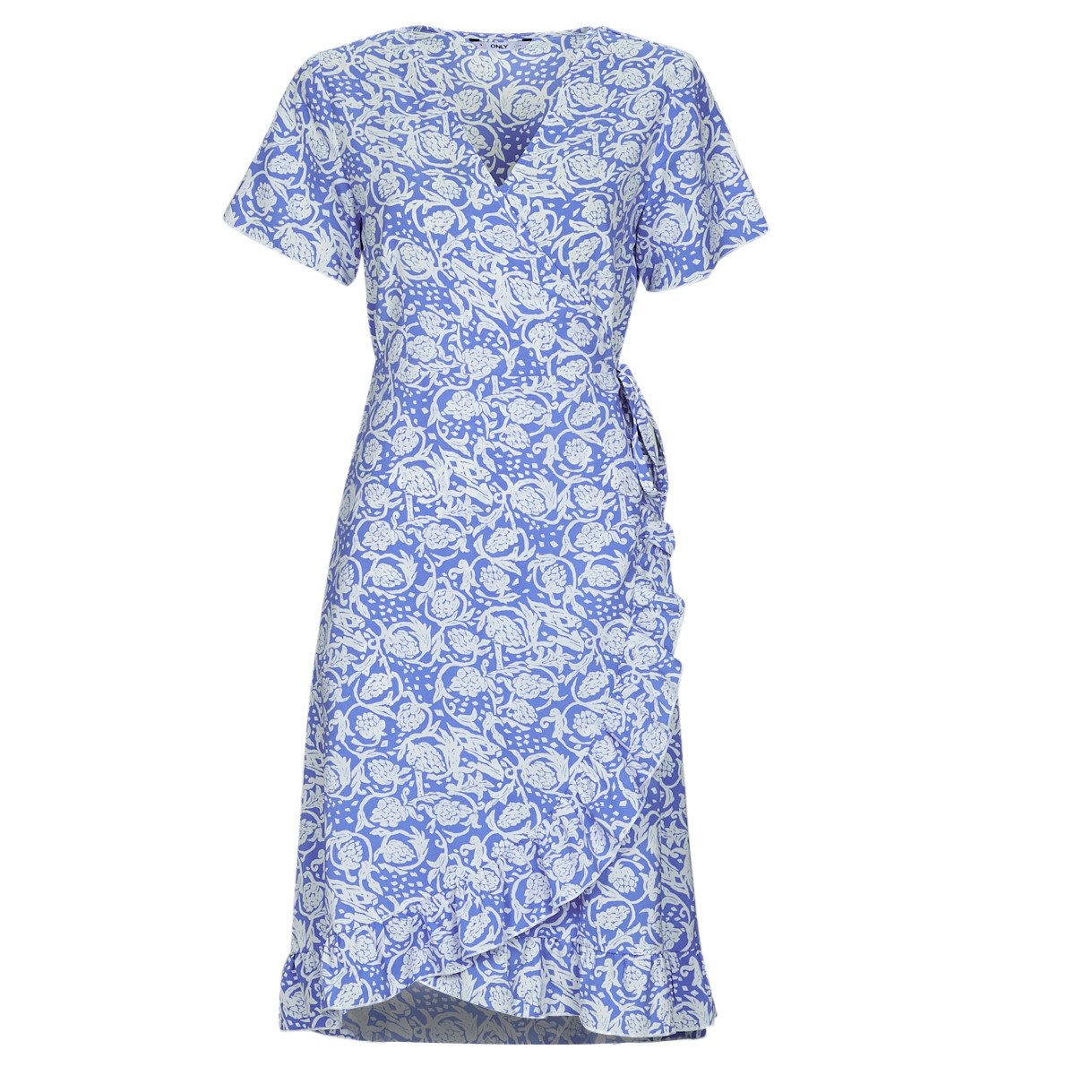 Only  ONLMARGOT LIFE S/S KNEE WRAP DRESS  ruznobarevne