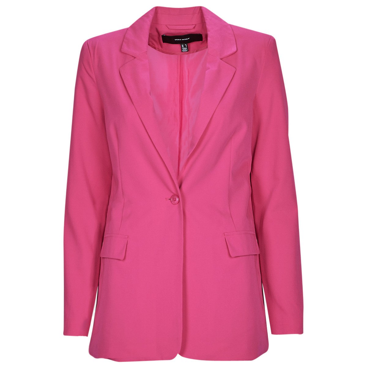 Vero Moda  VMZELDA L/S BLAZER NOOS  Růžová