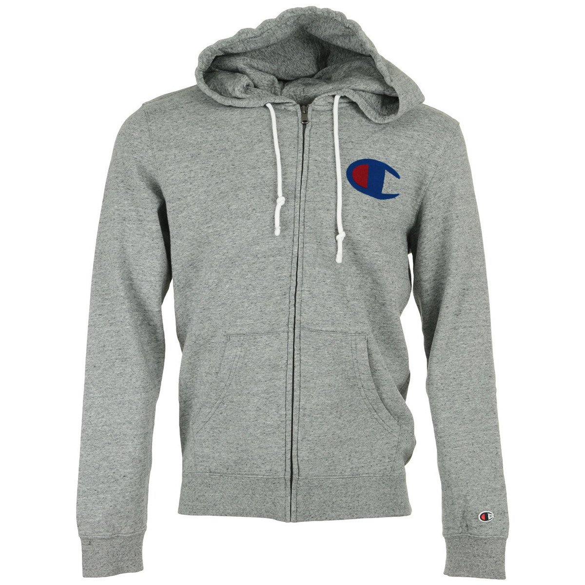 Champion  Hooded Full Zip Sweatshirt  Šedá