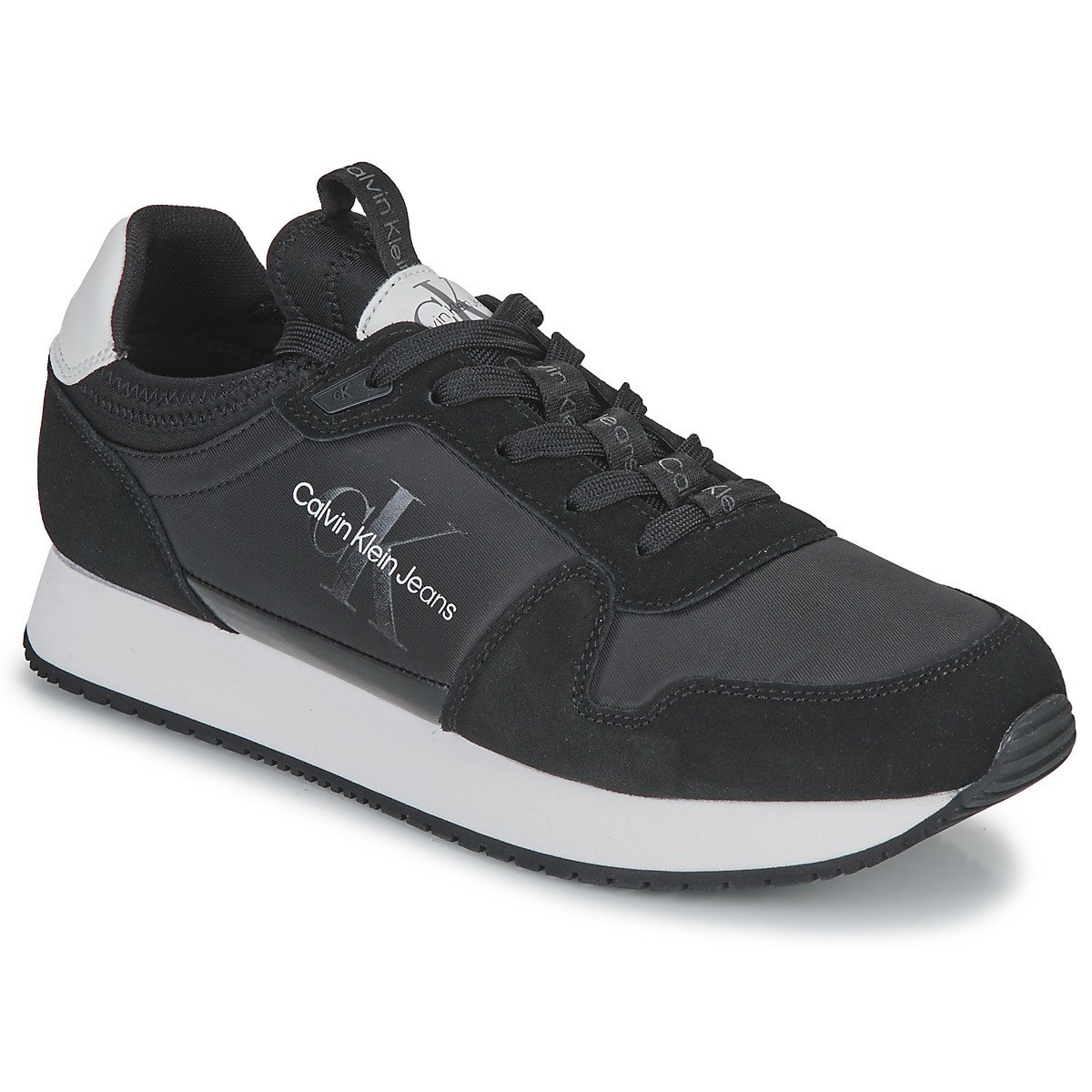 Calvin Klein Jeans  RETRO RUNNER LACEUP REFL  Černá