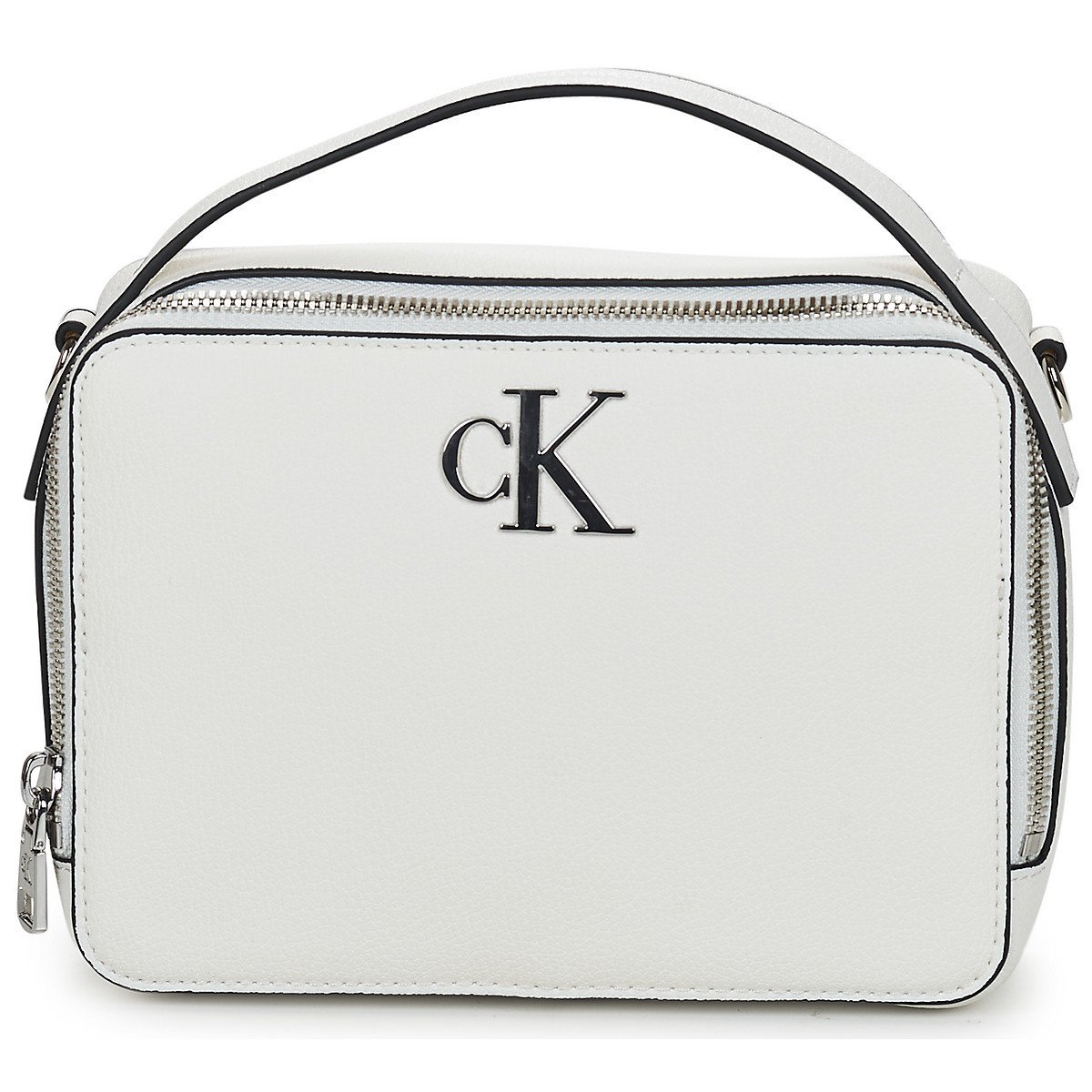 Calvin Klein Jeans  MINIMAL MONOGRAM CAMERA BAG18  Bílá