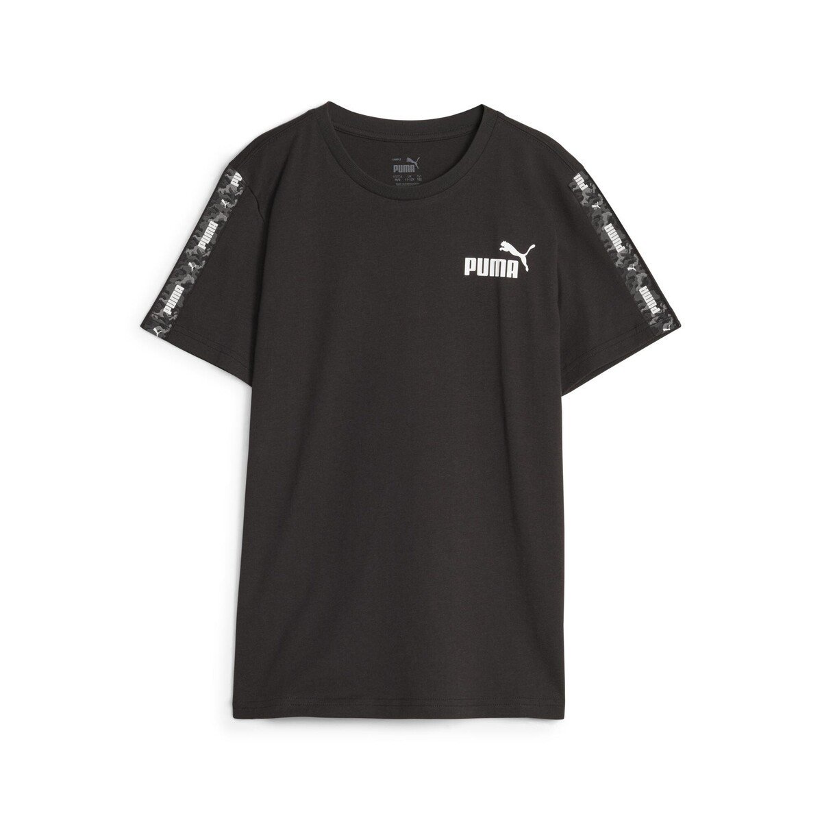 Puma  ESS TAPE CAMO TEE B  Černá