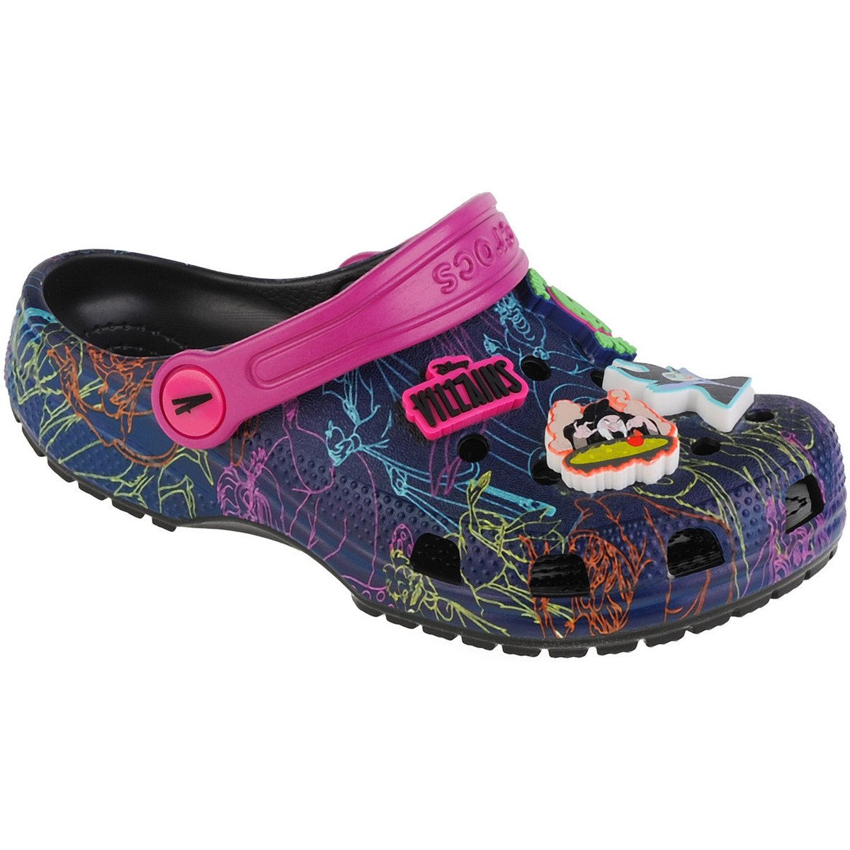 Crocs  Disney Villains Classic Kids Clog  Modrá