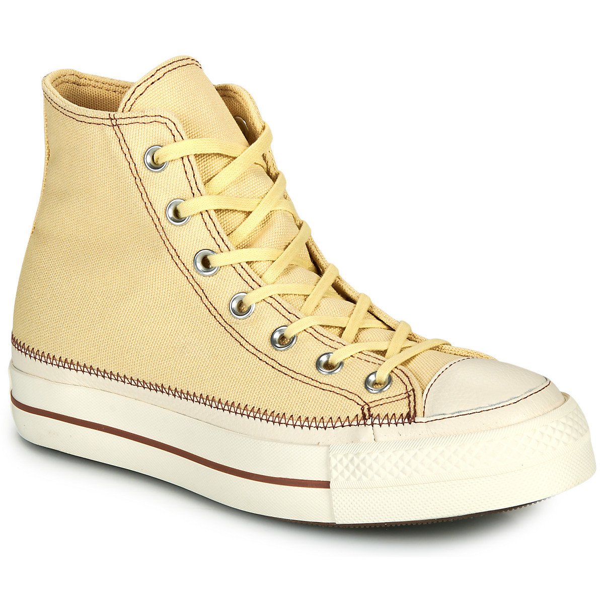 Converse  CHUCK TAYLOR ALL STAR LIFT PLATFORM CONTRAST STITCHING  Béžová