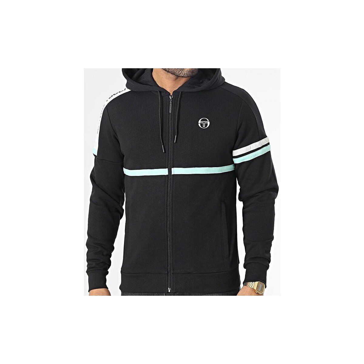 Sergio Tacchini  JURA HOODIE SWEATER  Modrá