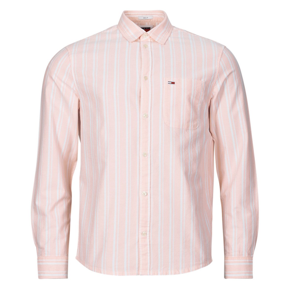 Tommy Jeans  TJM REG OXFORD STRIPESHIRT  Růžová