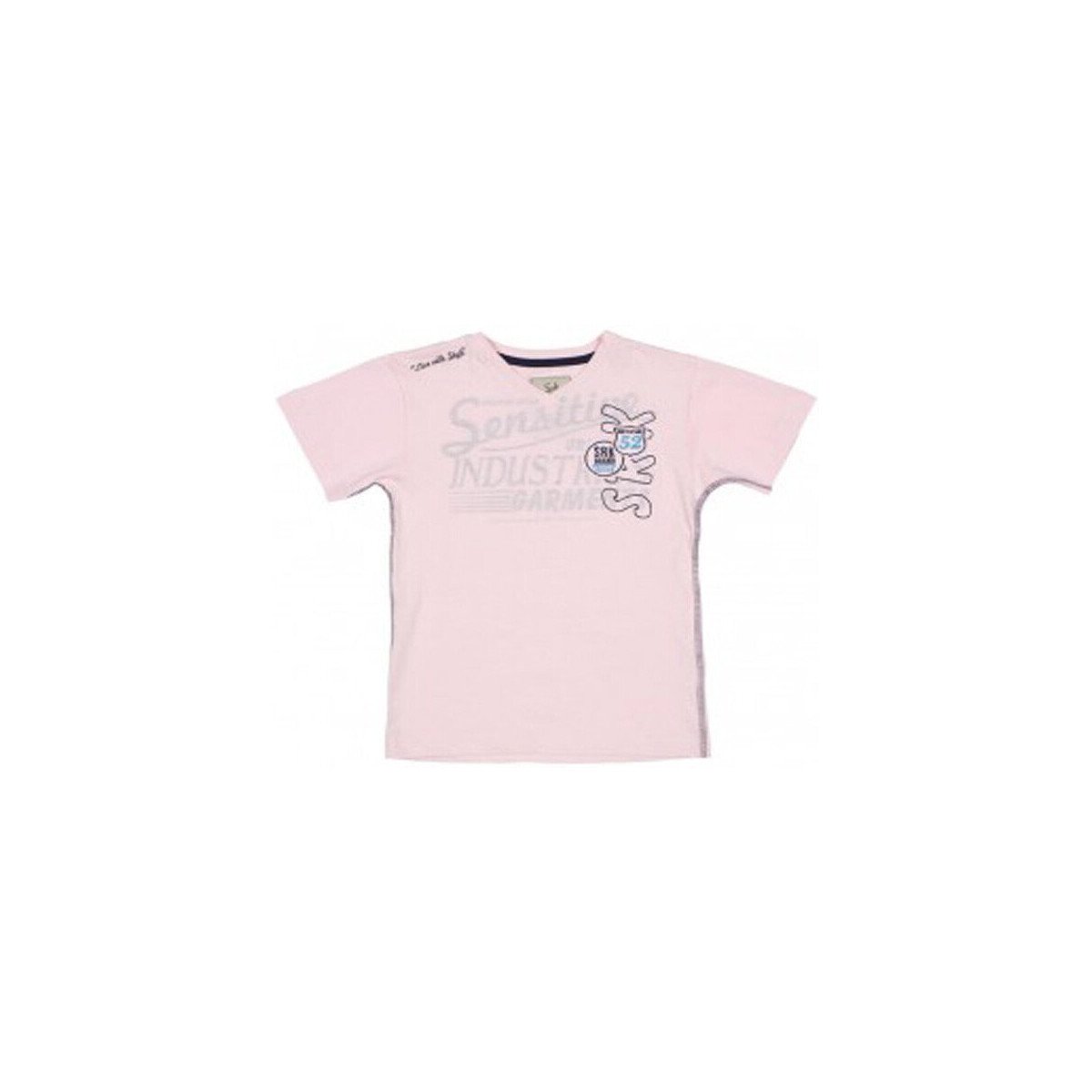 Srk  T-shirt manches courtes garçon ECLAXO  Růžová