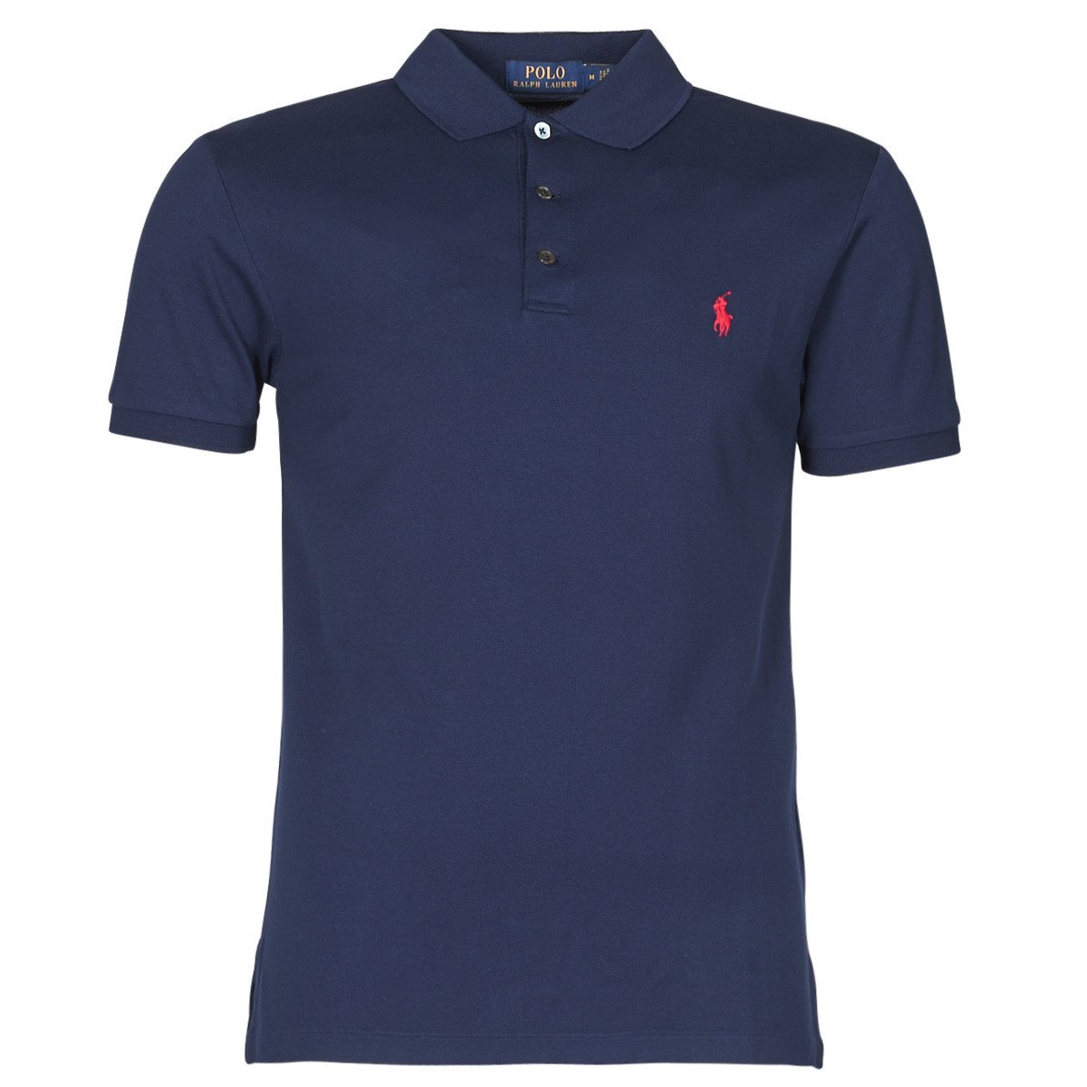 Polo Ralph Lauren  POLO CINTRE SLIM FIT EN COTON STRETCH MESH LOGO PONY PLAYER  Modrá