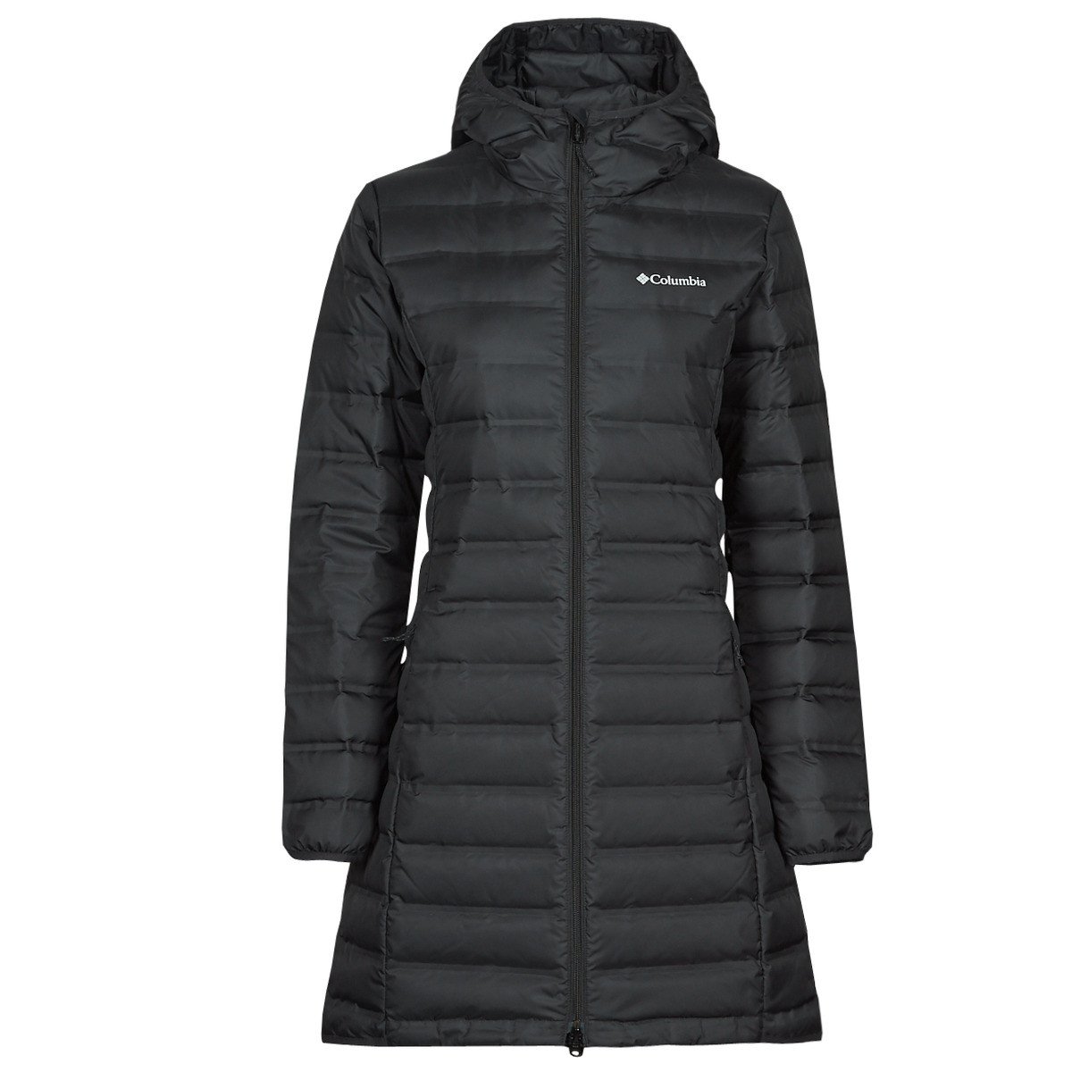 Columbia  LAKE DOWN LONG HOODED JACKET  Černá