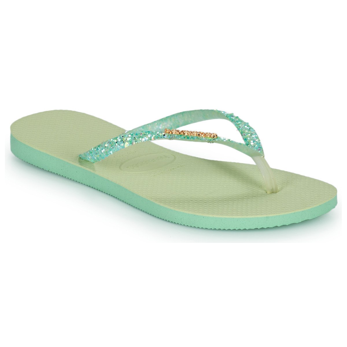 Havaianas  SLIM GLITTER FLOURISH  Zelená