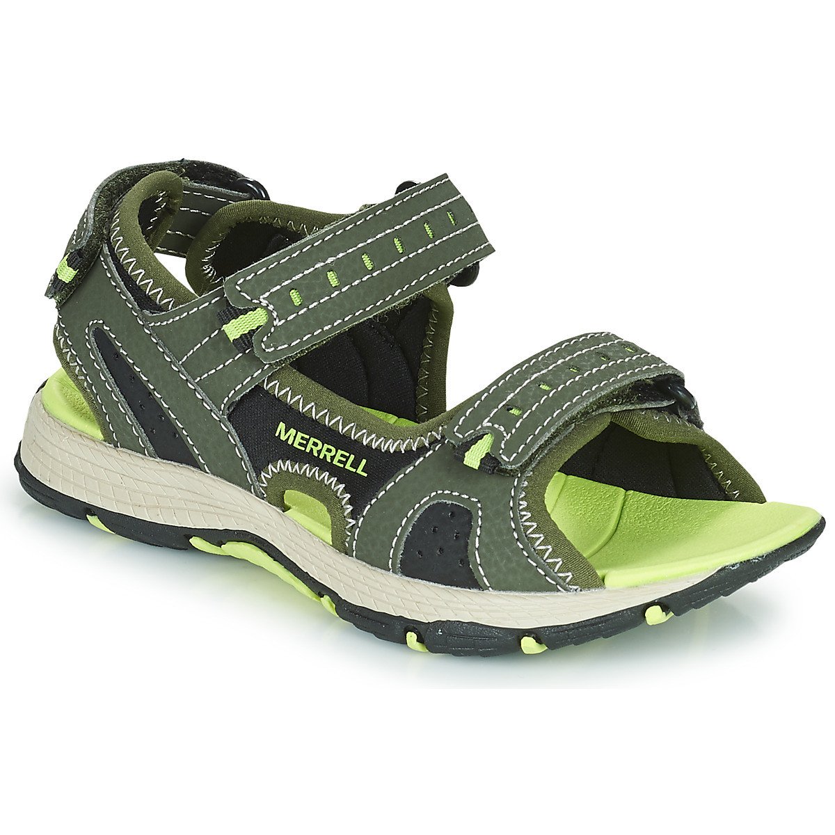 Merrell  PANTHER SANDAL 2.0 - OLIVE  Zelená