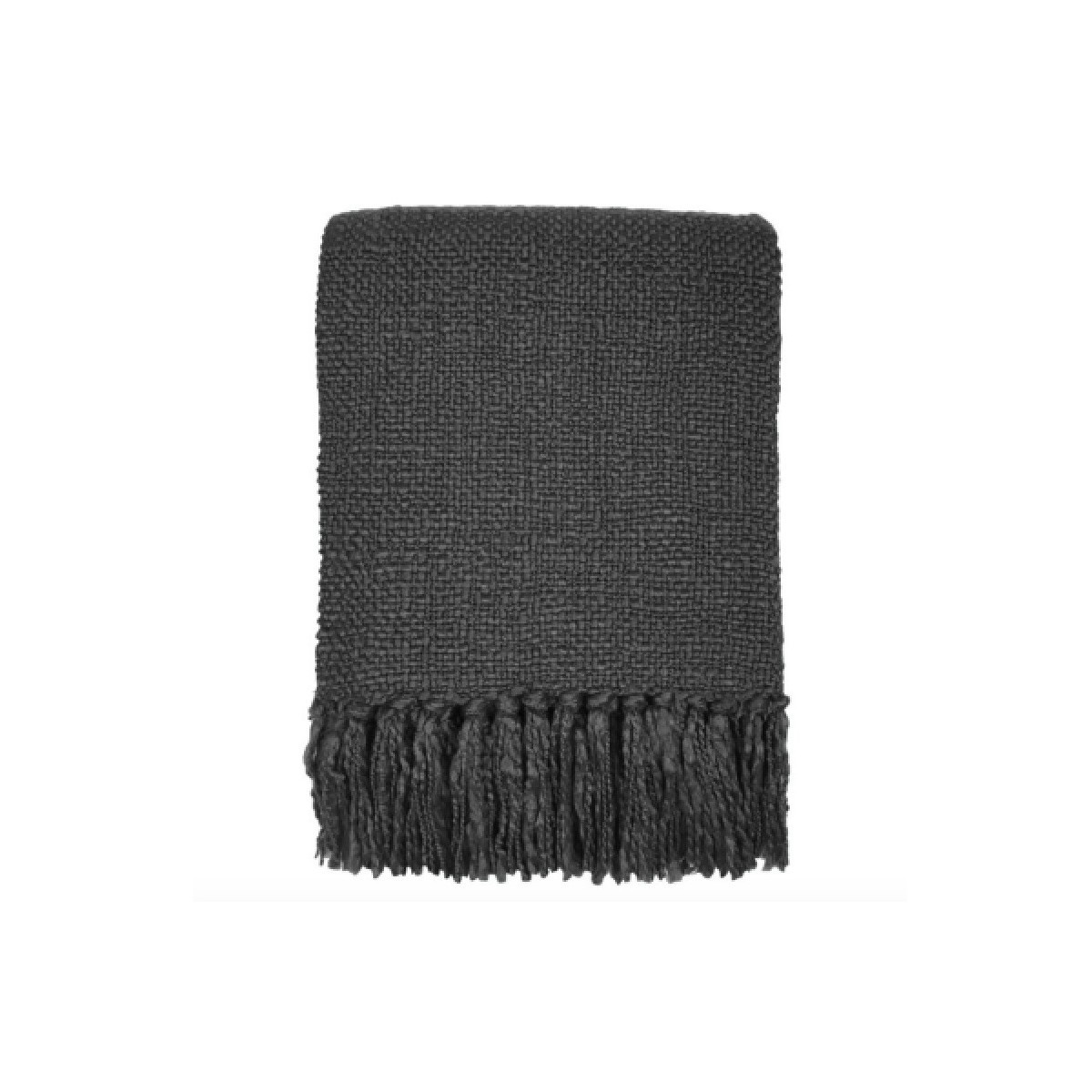 Malagoon  Anthracite grey solid throw (NEW)  Šedá