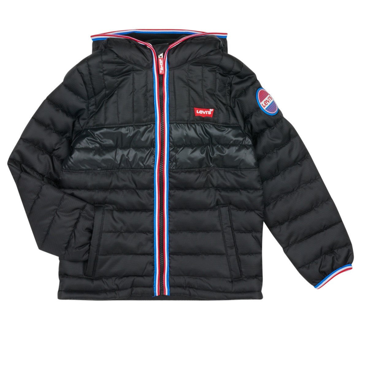 Levis  COLORBLOCK PUFFER  Černá