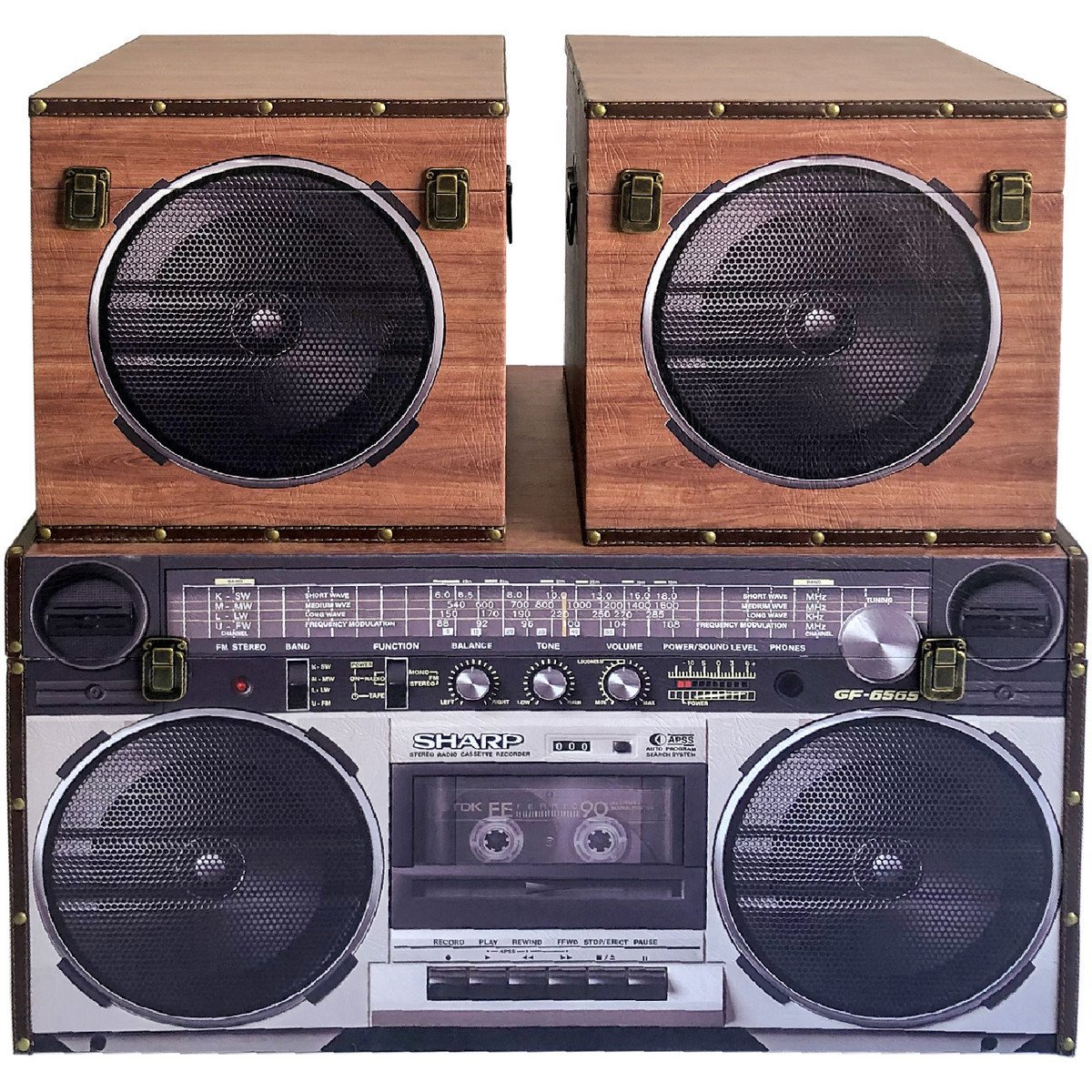 Signes Grimalt  Krabice Hráč Reproduktor 3 Jednotky  Hnědá