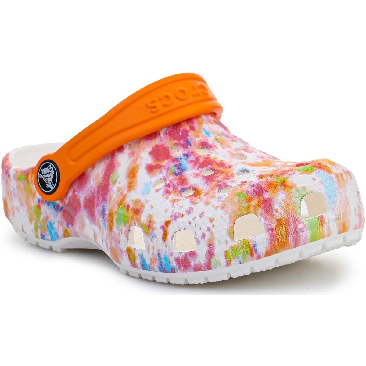 Crocs  Classic Tie Dye Graphic Kids Clog 206995-83B  ruznobarevne