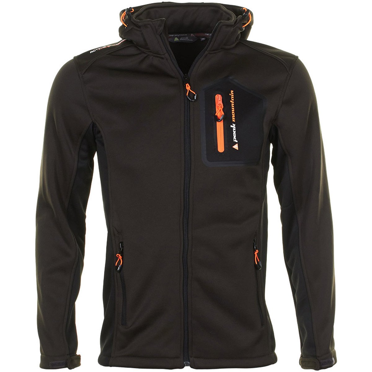 Peak Mountain  Blouson polar shell homme CRISTOL  Hnědá