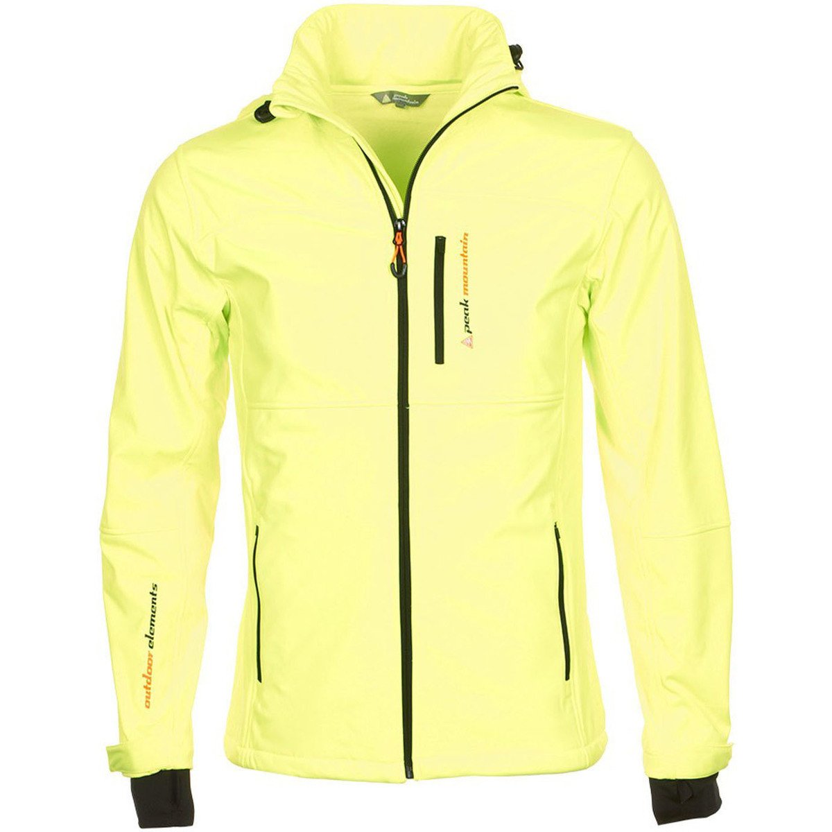 Peak Mountain  Blouson softshell garçon ECANNE  Žlutá