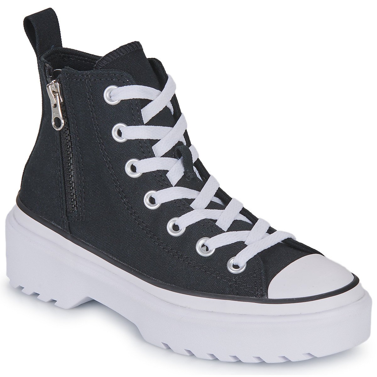 Converse  CHUCK TAYLOR ALL STAR LUGGED LIFT PLATFORM CANVAS HI  Černá