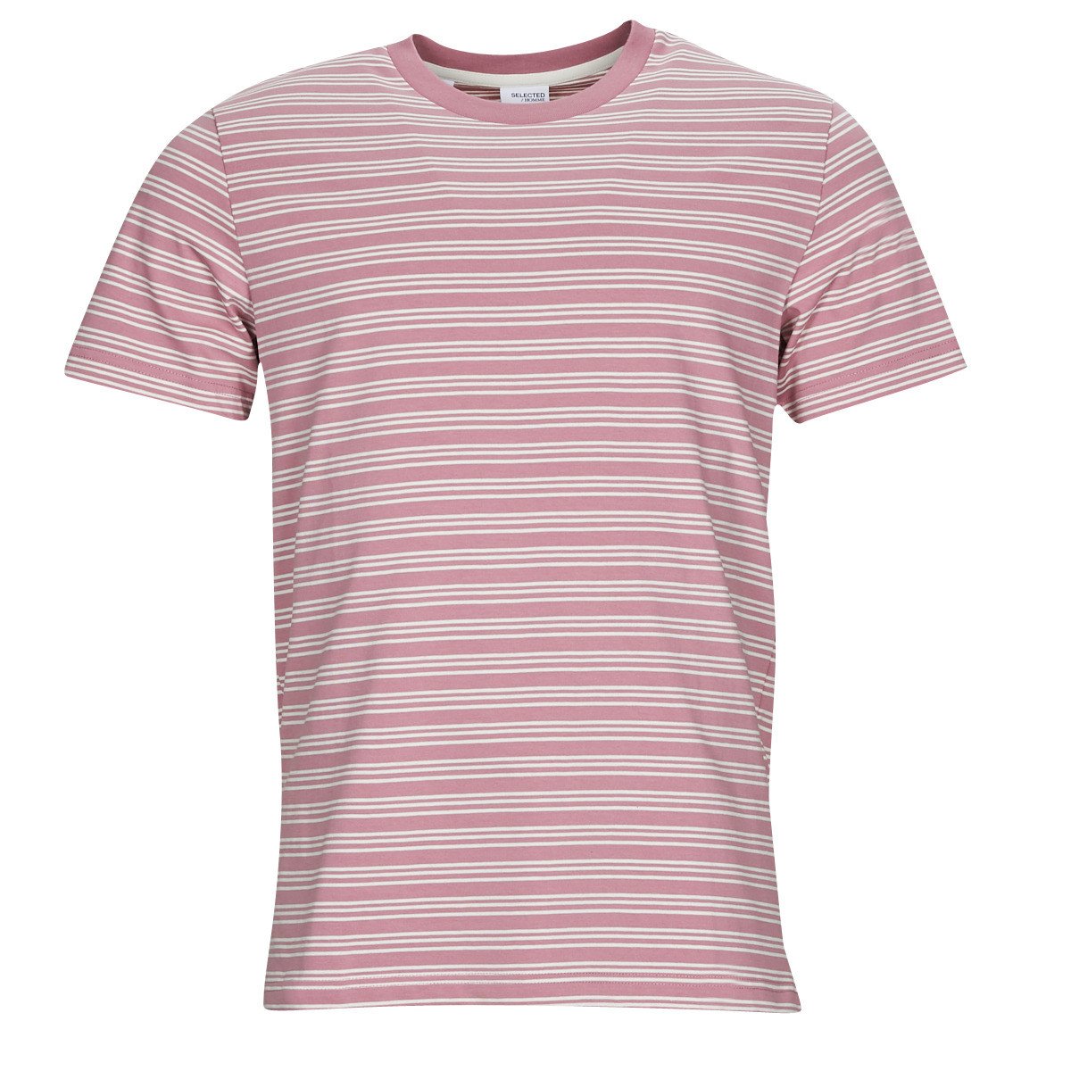 Selected  SLHANDY STRIPE SS O-NECK TEE W  ruznobarevne