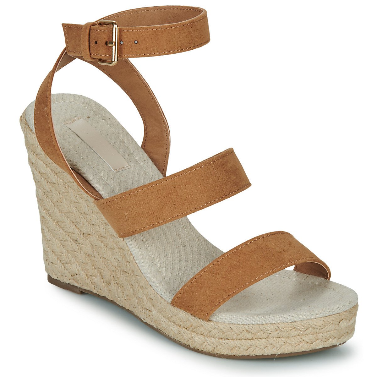 Only  ONLAMELIA-16 WEDGE SANDAL  Hnědá