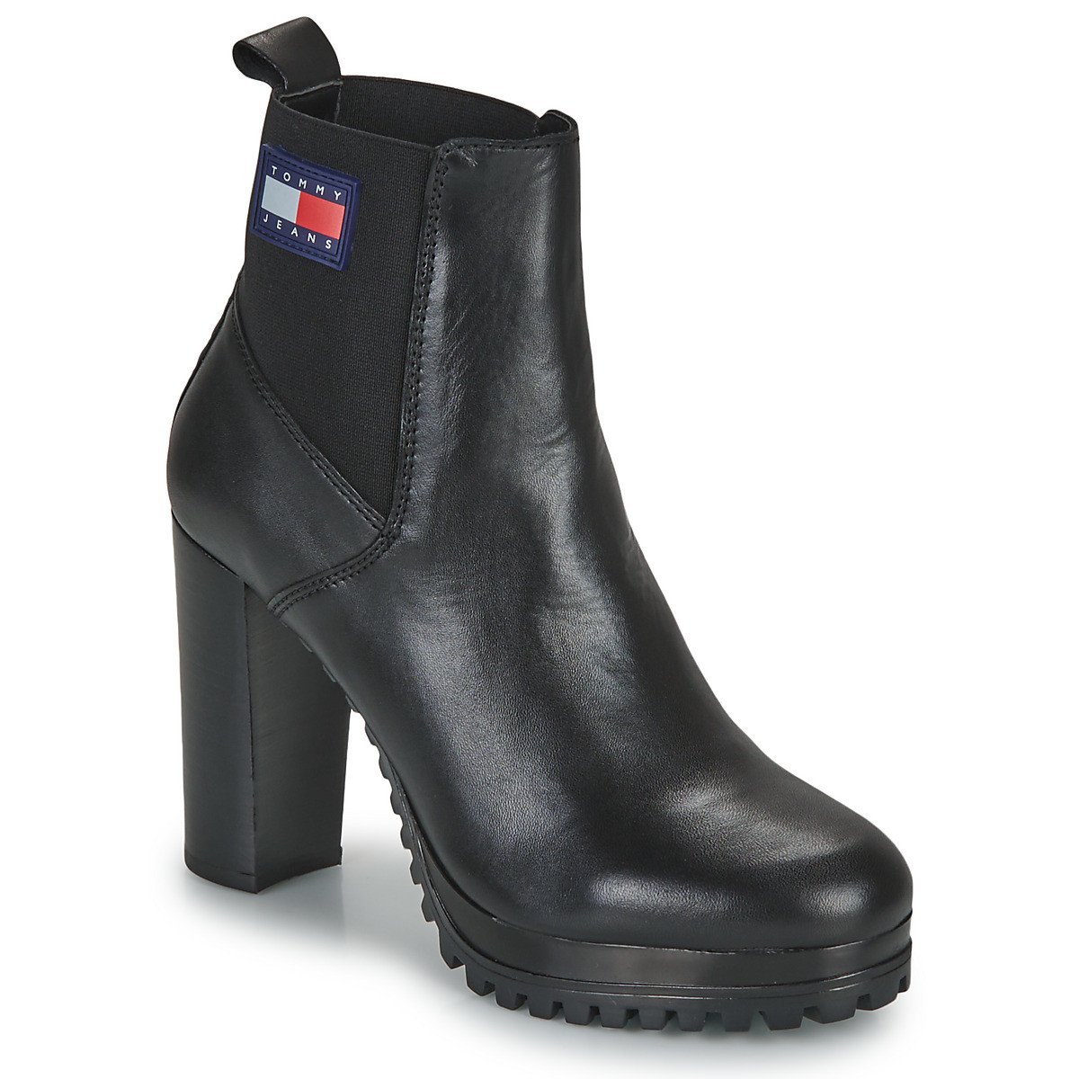 Tommy Jeans  Essentials High Heel Boot  Černá