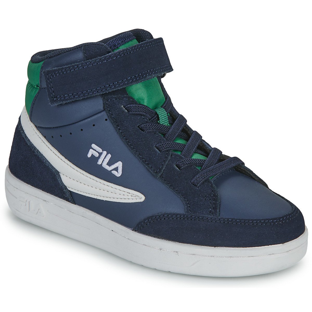 Fila  CREW VELCRO MID KIDS  Tmavě modrá