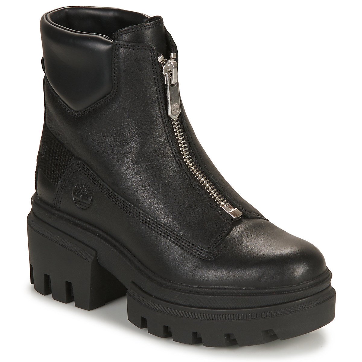 Timberland  EVERLEIGH BOOT FRONT ZIP  Černá