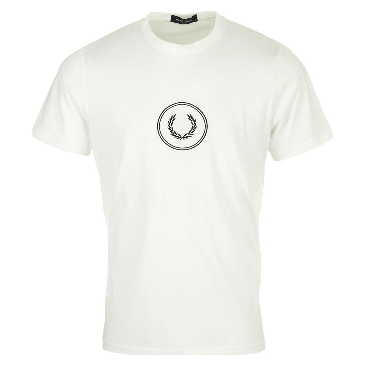 Fred Perry  Circle Branding T-Shirt  Bílá