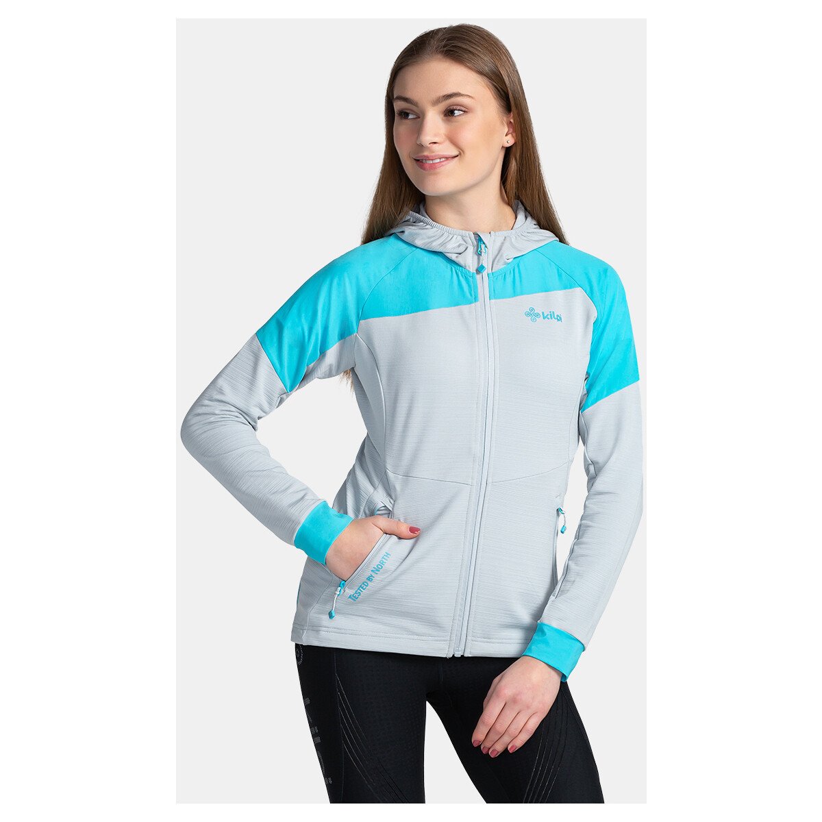 Kilpi  Dámská technická mikina  MEMPHIS-W  Šedá